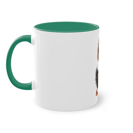 Harmony Two-Tone Coffee Mug: Sip in Style, Revel in Comfort - Duck