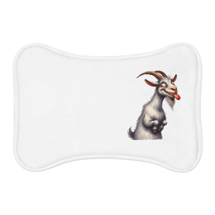 CharmPaws Pet Feeding Mats: Keep Mealtime Mess-Free & Stylish! - Goat