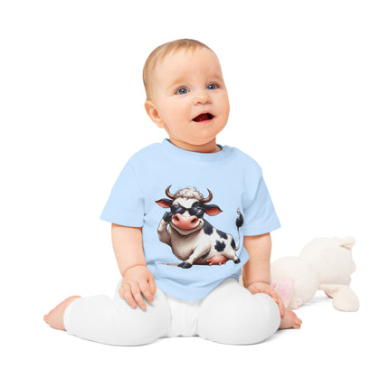 Enchanted Organic Baby Tee: απαλότητα, στυλ, & Sweetness - αγελάδα