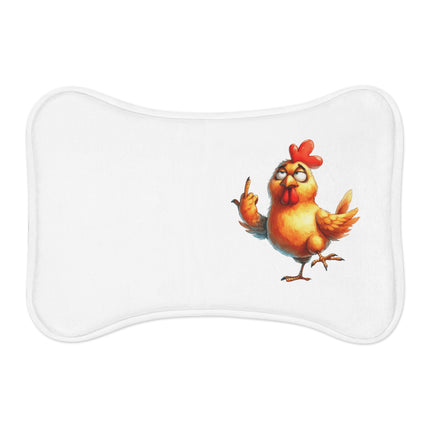 CharmPaws Pet Feeding Mats: Keep Mealtime Mess-Free & Stylish! - Chicken