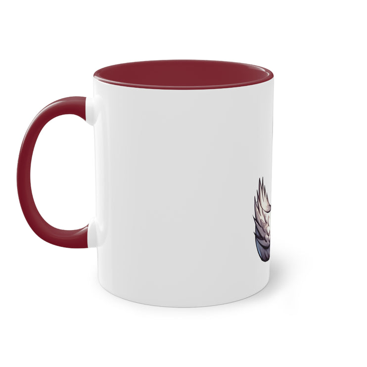 Harmony Two-Tone Coffee Mug: Sip in Style, Revel in Comfort - Swan