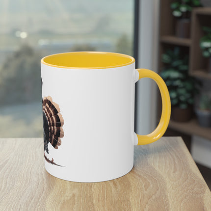 Harmony Two-Tone Coffee Mug: Sip in Style, Revel in Comfort - Turkey