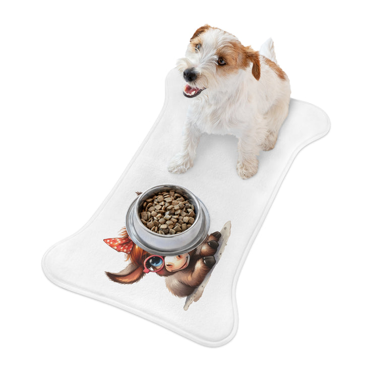 CharmPaws Pet Feeding Mats: Keep Mealtime Mess-Free & Stylish! - Donkey