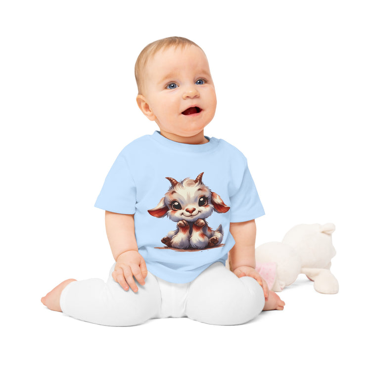 Enchanted Organic Baby Tee: απαλότητα, στυλ, & Sweetness - Χαριτωμένο κατσίκι