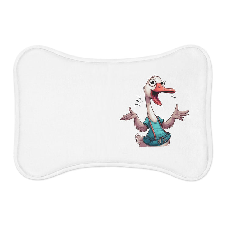 CharmPaws Pet Feeding Mats: Keep Mealtime Mess-Free & Stylish! - Goose