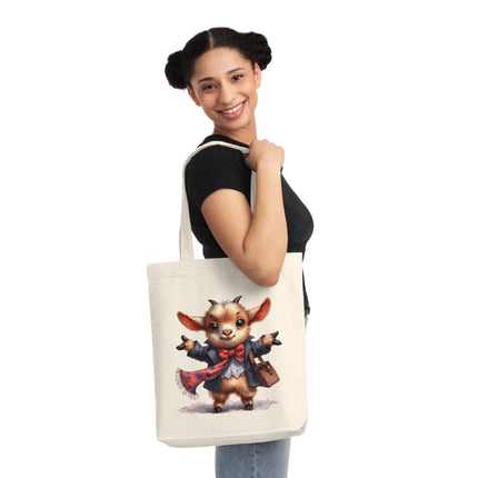 Sustainstyle Canvas Tote Bag: Umweltbewusste Mode - Ziege