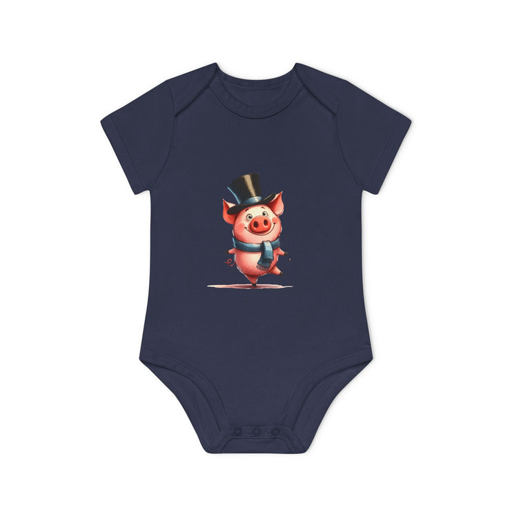 SnuggleNest Organic Baby Short Sleeve Bodysuit