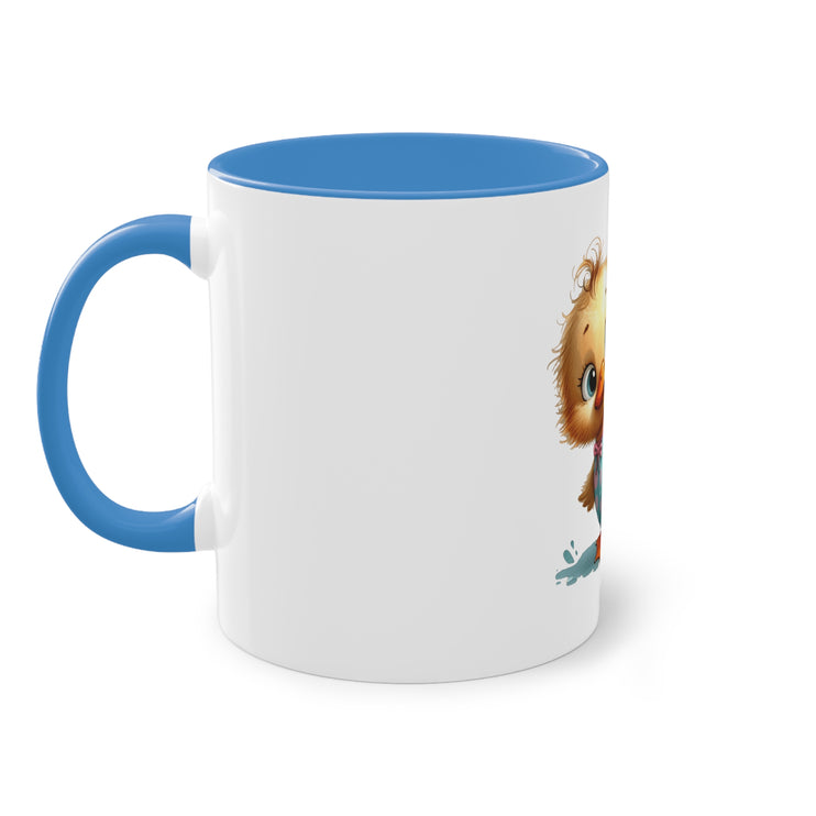 Harmony Two-Tone Coffee Mug: Sip in Style, Revel in Comfort - Duck