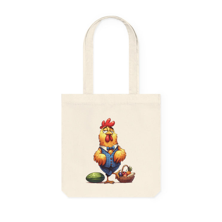 Καμβά sustainstyle Tote Bag: Οικολογική συνειδητή μόδα - κόκορας