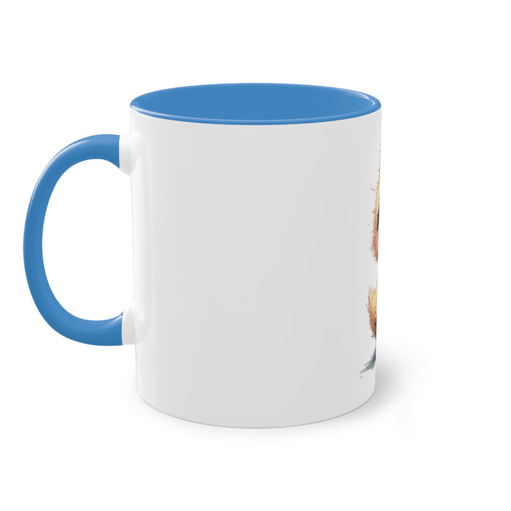 Harmony Two-Tone Coffee Mug: Sip in Style, Revel in Comfort - Duck