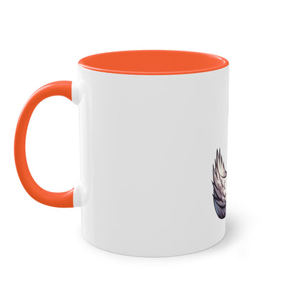 Harmony Two-Tone Coffee Mug: Sip in Style, Revel in Comfort - Swan