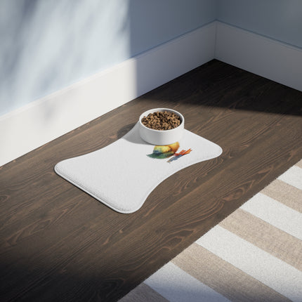 CharmPaws Pet Feeding Mats: Keep Mealtime Mess-Free & Stylish! - Duck