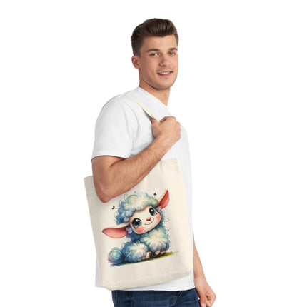 Canvas Sustainstyle Tote Bag: Moda eco -conștientă - oile