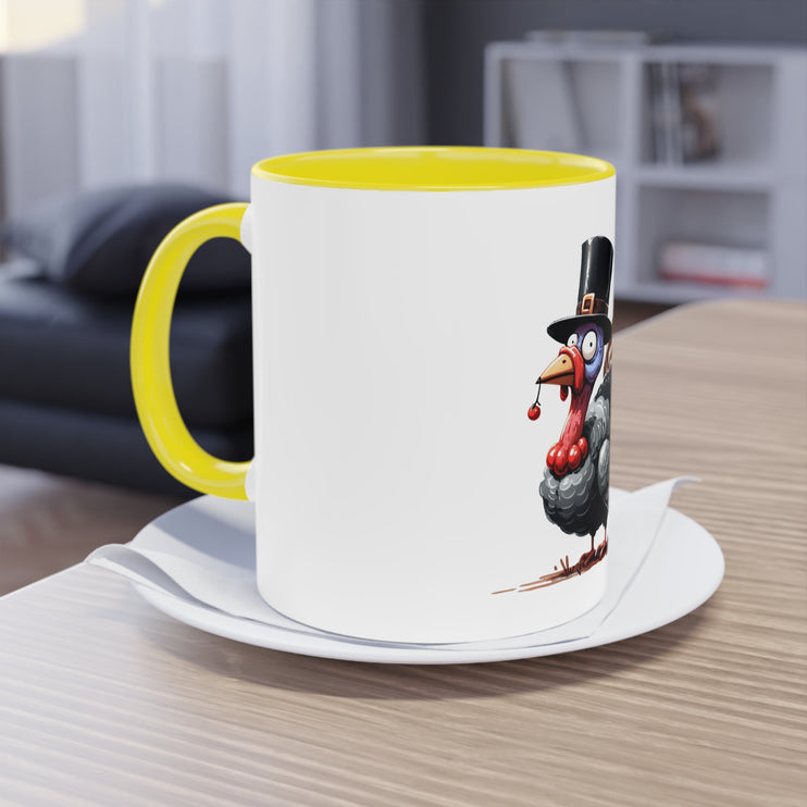 Harmony Two-Tone Coffee Mug: Sip in Style, Revel in Comfort - Turkey