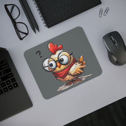 WhimsyWonder Masa Mouse Pad: Çalışma Alanınız İçin Kişiselleştirilmiş Cazibe - Şaşkın Horoz