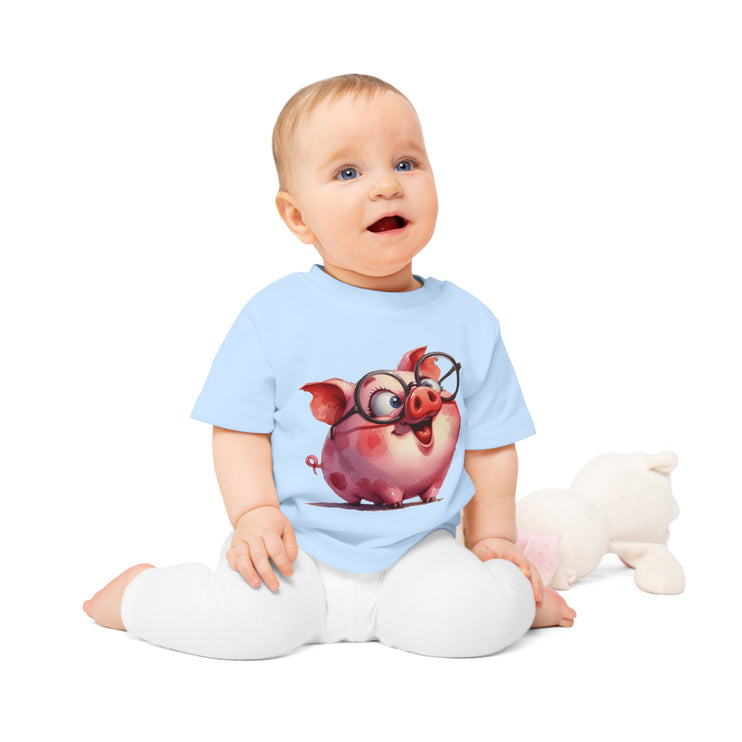 Enchanted Organic Baby Tee: απαλότητα, στυλ, & Sweetness - Χοίρος