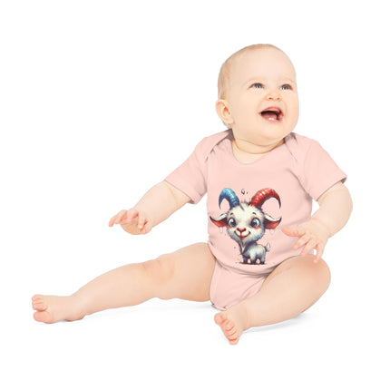 SnuggleNest Organic Baby Short Sleeve Bodysuit