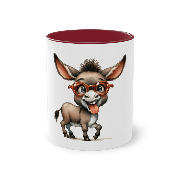 Harmony Two-Tone Coffee Mug: Sip in Style, Revel in Comfort - Donkey