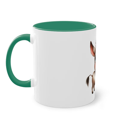 Harmony Two-Tone Coffee Mug: Sip in Style, Revel in Comfort - Donkey