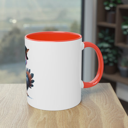 Harmony Two-Tone Coffee Mug: Sip in Style, Revel in Comfort - Turkey