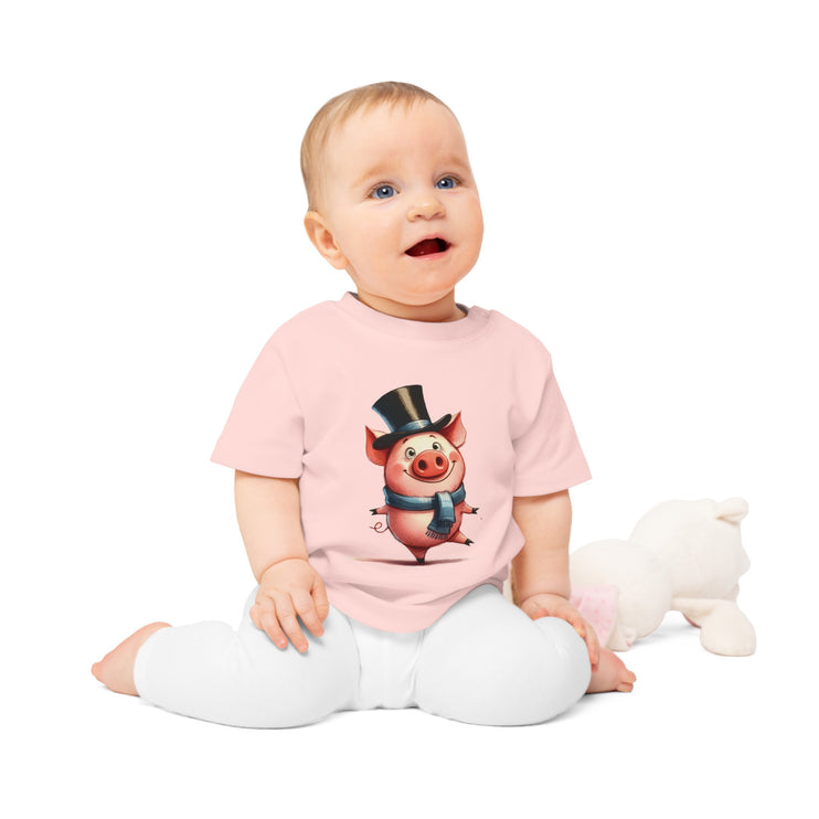 Enchanted Organic Baby Tee: απαλότητα, στυλ, & Sweetness - Χοίρος