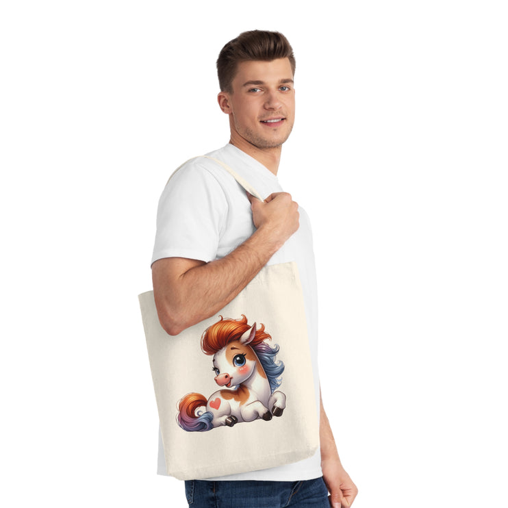 Καμβά sustainstyle Tote Bag: Eco -Conscious Fashion - Άλογο