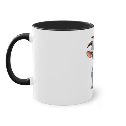 Harmony Two-Tone Coffee Mug: Sip in Style, Revel in Comfort - Goat