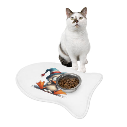 CharmPaws Pet Feeding Mats: Keep Mealtime Mess-Free & Stylish! - Duck