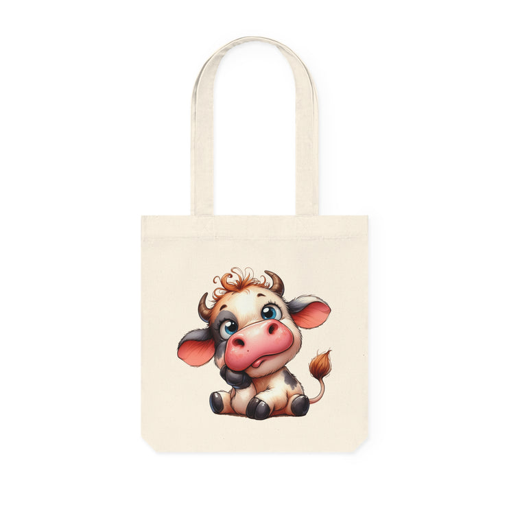 Καμβά sustainstyle Tote Bag: Οικολογική συνειδητή μόδα - αγελάδα