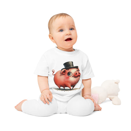 Enchanted Organic Baby Tee: απαλότητα, στυλ, & Sweetness - Χοίρος