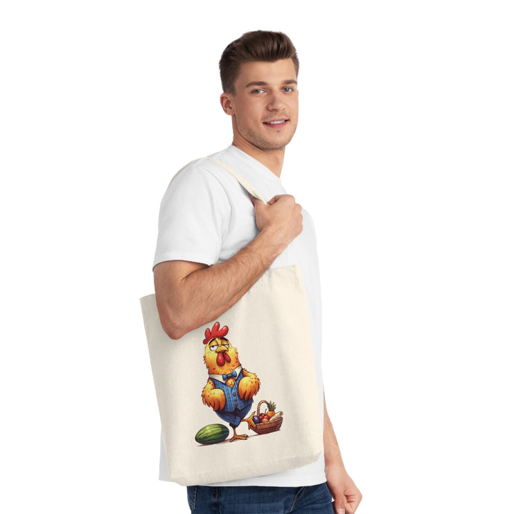 Καμβά sustainstyle Tote Bag: Οικολογική συνειδητή μόδα - κόκορας