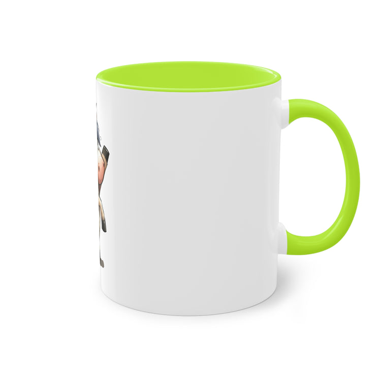 Harmony Two-Tone Coffee Mug: Sip in Style, Revel in Comfort - Horse