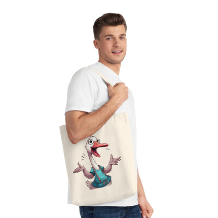 Canvas Sustainstyle Tote Bag: Modă eco -conștientă - gâscă