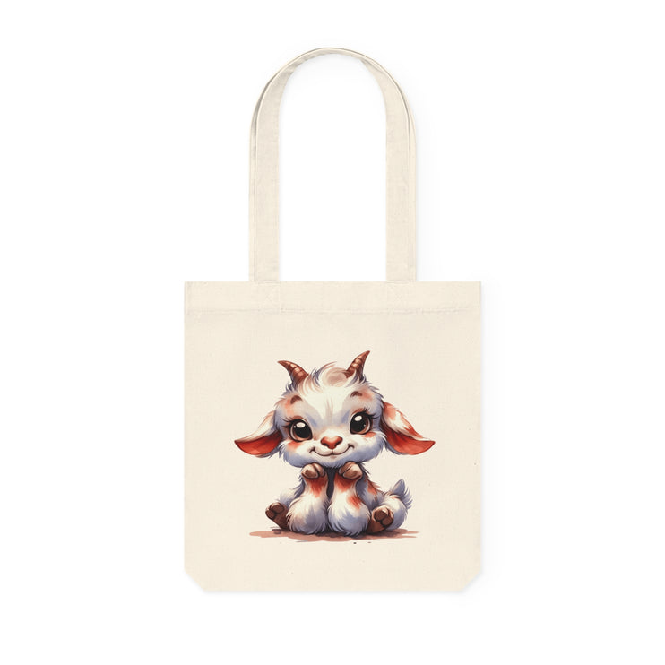 Καμβά sustainstyle Tote Bag: Οικολογική συνειδητή μόδα - Cute baby Goat