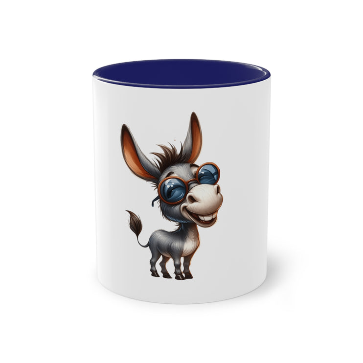 Harmony Two-Tone Coffee Mug: Sip in Style, Revel in Comfort - Donkey