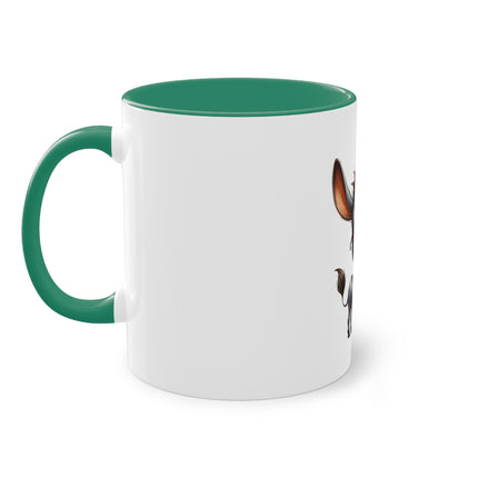 Harmony Two-Tone Coffee Mug: Sip in Style, Revel in Comfort - Donkey