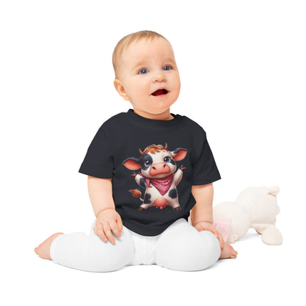 Enchanted Organic Baby Tee: απαλότητα, στυλ, & Sweetness - αγελάδα