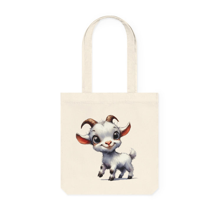 Καμβά sustainstyle Tote Bag: Οικολογική συνειδητή μόδα - Cute Baby Goat