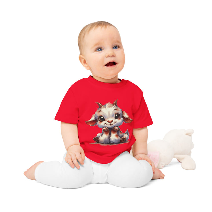 Enchanted Organic Baby Tee: απαλότητα, στυλ, & Sweetness - Χαριτωμένο κατσίκι