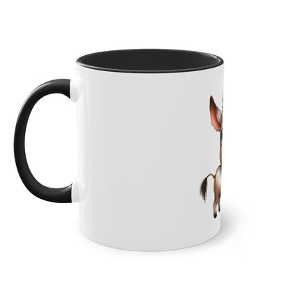 Harmony Two-Tone Coffee Mug: Sip in Style, Revel in Comfort - Donkey