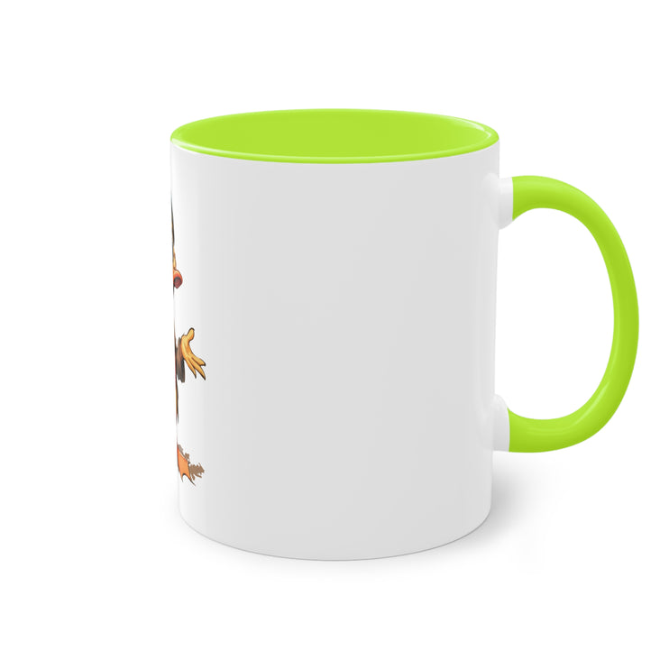 Harmony Two-Tone Coffee Mug: Sip in Style, Revel in Comfort - Duck