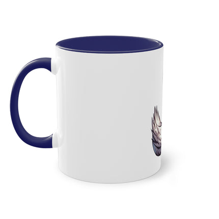 Harmony Two-Tone Coffee Mug: Sip in Style, Revel in Comfort - Swan