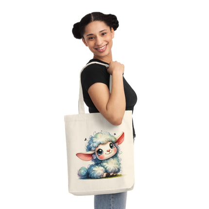 Canvas Sustainstyle Tote Bag: Moda eco -conștientă - oile