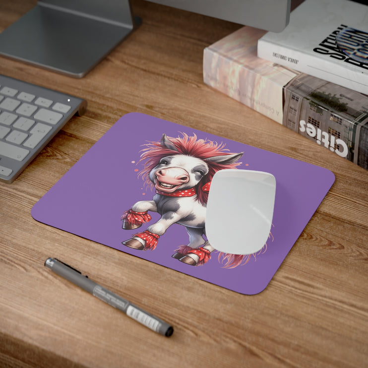 WhimsyWonder Pad Desk Mouse: Εξατομικευμένη γοητεία για το χώρο εργασίας σας - Laughing Lady Horse