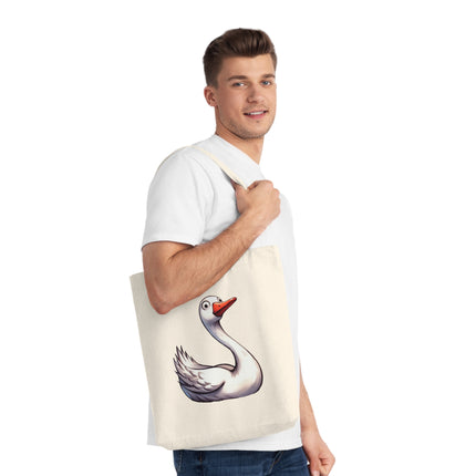 Καμβά sustainstyle Tote Bag: Eco -Conscious Fashion - Swan