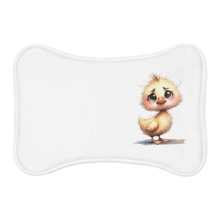 CharmPaws Pet Feeding Mats: Keep Mealtime Mess-Free & Stylish! - Duck