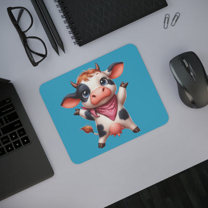 WhimsyWonder Schreibtisch Maus -Pad: Personalisierter Charme für Ihren Arbeitsbereich - Happy Baby Cow