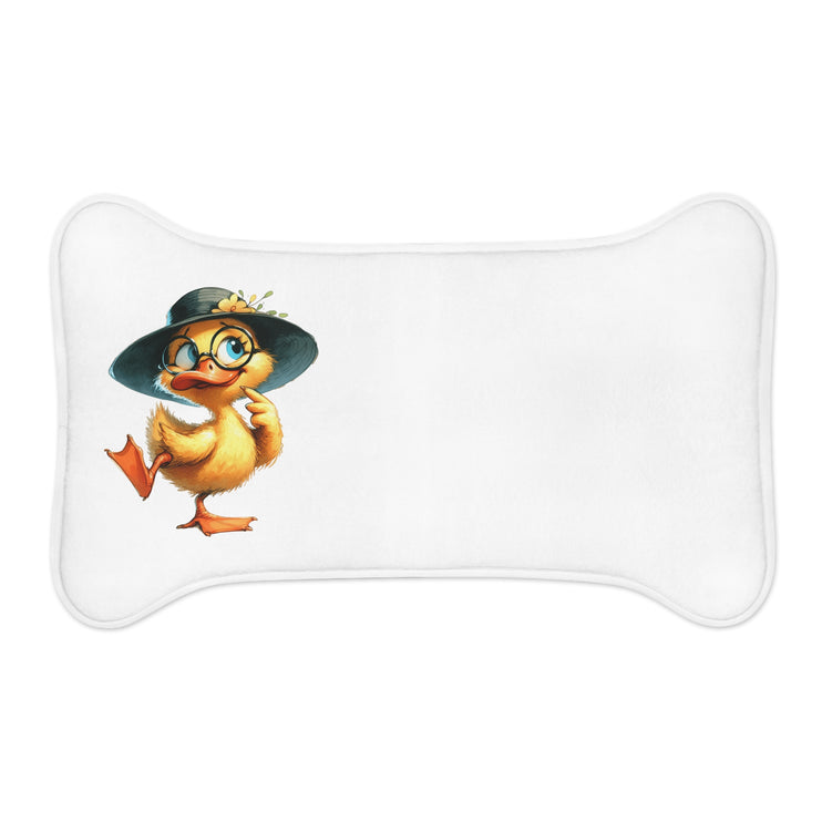 CharmPaws Pet Feeding Mats: Keep Mealtime Mess-Free & Stylish! - Duck