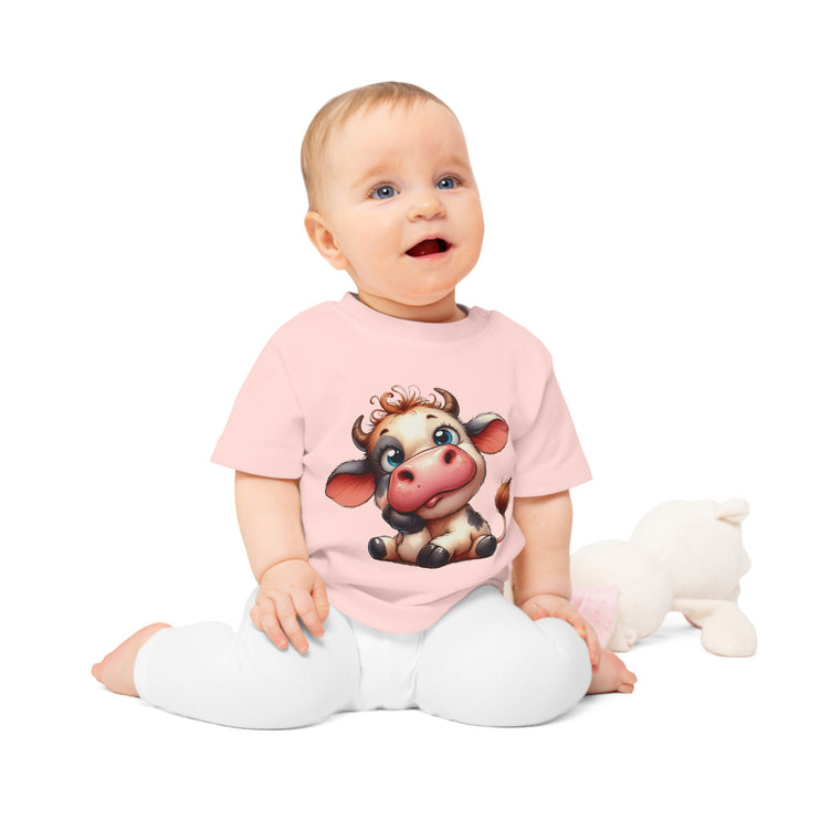 Enchanted Organic Baby Tee: απαλότητα, στυλ, & Sweetness - αγελάδα