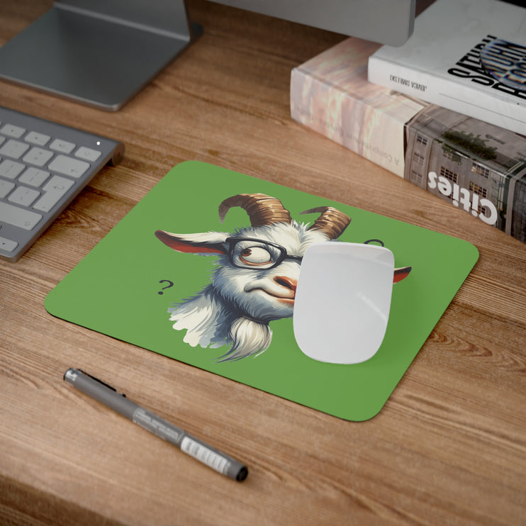 WhimsyWonder Desk Mouse Pad: Εξατομικευμένη γοητεία για το χώρο εργασίας σας - Confused Goat